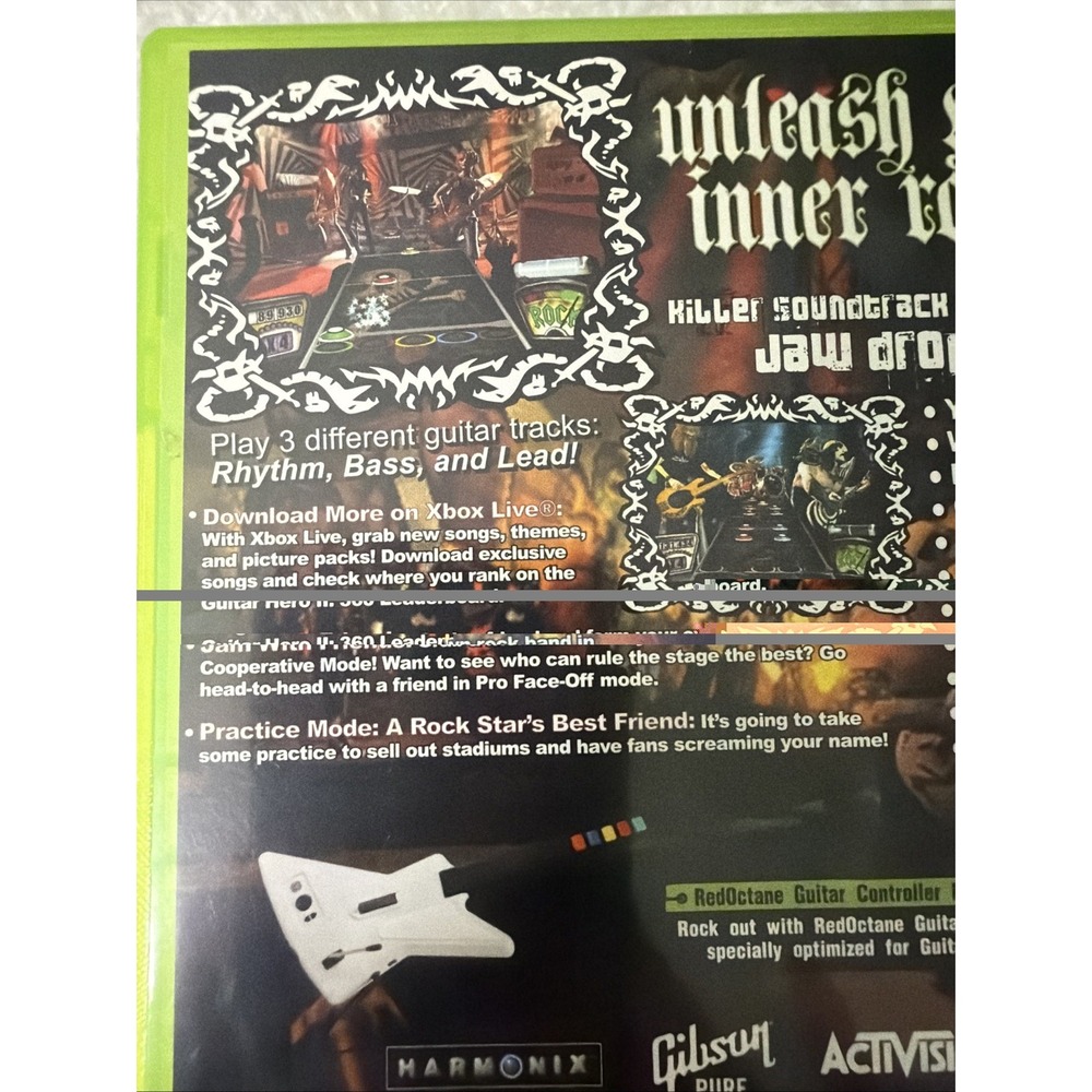 Guitar Hero II (Microsoft Xbox 360, 2007) Complete CIB - Picture 3 of 11